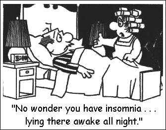 ( Insomnia - Image Courtesy of sleepingresources.com )