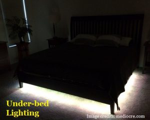 Under bed lighting of the top rated adjustable bed frames