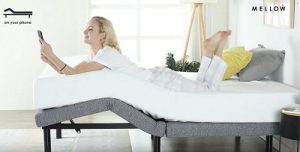 Feet up adjustable bed position