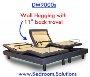 Wall Hugging of DM9000s Adjustable Bed