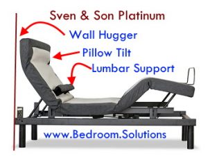 Sven & Son adjustable bed lumbar support