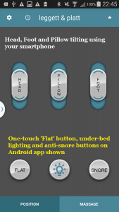 Pillow tilting on Android App